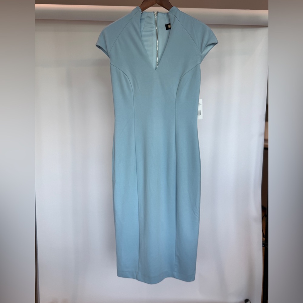 Alexia Admor Light Blue Midi Dress